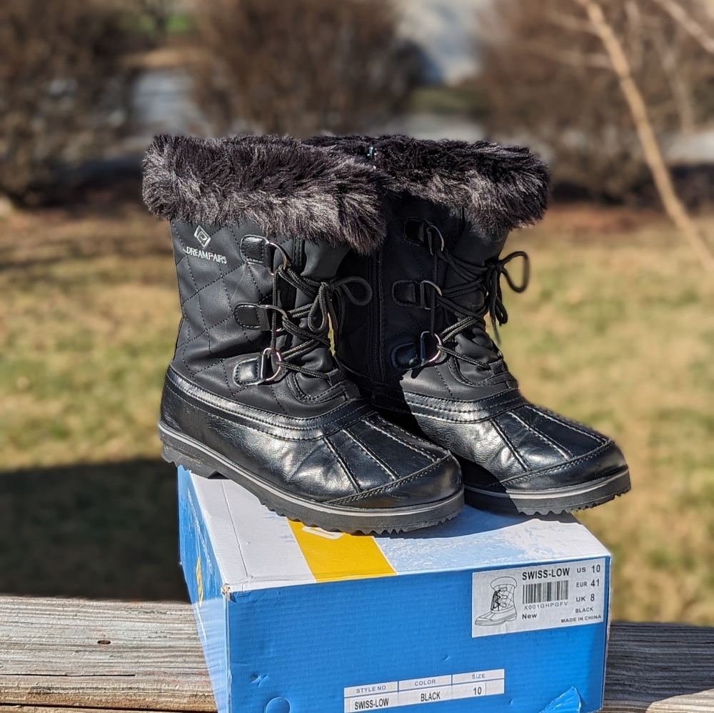 Dream Pairs Thinsulate Fur Lined Winter, Snow Boots
